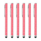PATIKIL Stylus Pens for Touch Screens, 6 Pcs High Precision Universal Bling Stylus Crystal Metal Capacitive Pen for Touch Screen Devices Phone Tablets Laptop, Pink