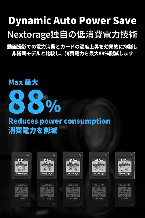 Nextorage Japan CFexpress Type A Card NX-A1PRO 320GB VPG 400 Urtla Fast Read 950MB/s Write 950MB/s