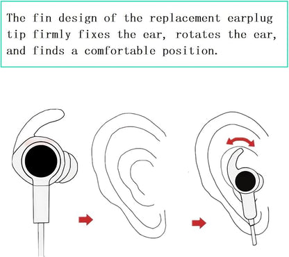 Earbud Tips 3 Pairs，Medium Silicone Earbud Tips Compatible with Bose QuietComfort Earbuds and Sport Earbuds