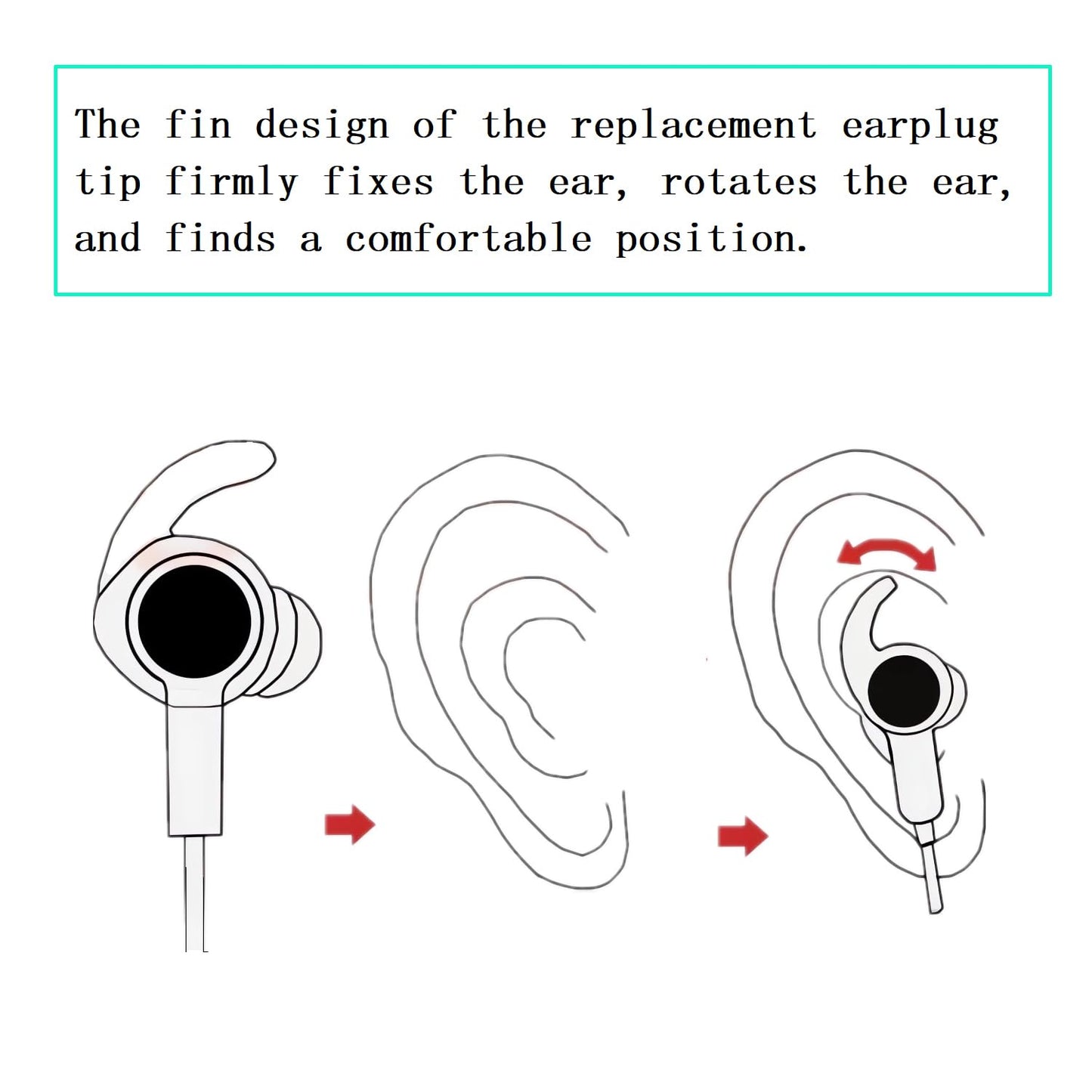 CYADCI Silicone Earbud Tips 3 Pairs Small Eartips Compatible with Bose QuietComfort Earbuds and Sport Earbuds