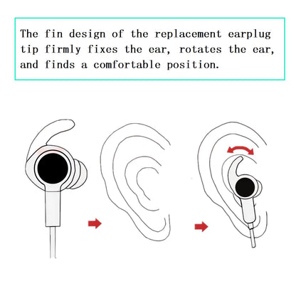 CYADCI Silicone Earbud Tips 3 Pairs Small Eartips Compatible with Bose QuietComfort Earbuds and Sport Earbuds