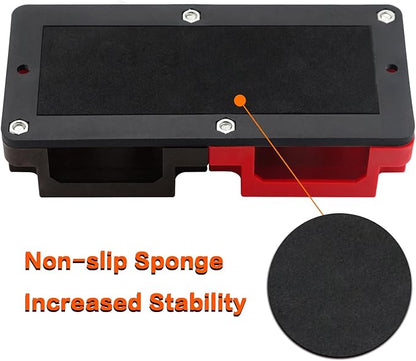 Heavy Duty 400A 12-48V Tin-Plated Copper Block Bus Bar 8xM10(3/8") Studs Independent Modular Positive Negative Ground Battery Junction Block Buss Bar for Solar System Marine Truck Boat