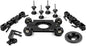 PROAIM Polaris Mini Portable Video Camera Dolly w Universal Track Ends | Mitchell & 75mm Bowl Mount | Compatible Track Rail Diameter – Ø 32‐34mm | Offers Payload of 34kg / 75lb (DL-PLRS-M01)