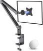 Portable Monitor Arm Magnetic Vesa Mount - 360° Swivel Compatible with 10 10.1 10.5 11 11.6 12 12.5 13.3 13.4 14 15.6 17 17.3 18 18.5 inch Monitor 75x75mm VESA Quick Release FS07D