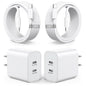 2Pack iPhone 16 15 Chargers,Dual Port Fast Wall Chargers Block with 10FT USB C to C Cable Cord Charger Fast Charging for iPhone 16e/16 Pro Max/16 Pro/16 Plus/15/15 Pro Max/15 Pro/15 Plus/iPad