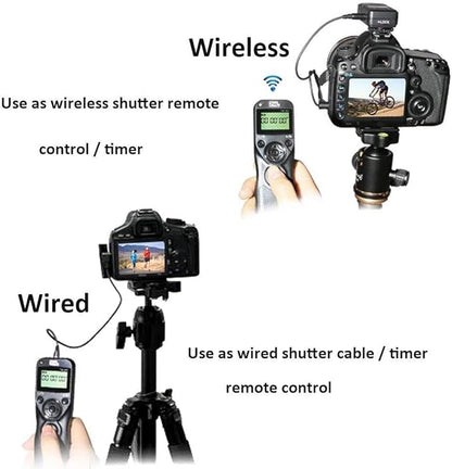 Wireless Shutter Release for Canon, Pixel TW-283 E3/N3 Wireless Remote Control Timer Shutter Release Cable for Canon EOS R EOS R5 R6 R3 1300D 1100D760D 70D 80D 90D 5D IV III 1D 6D 7D fujifilm GFX50R