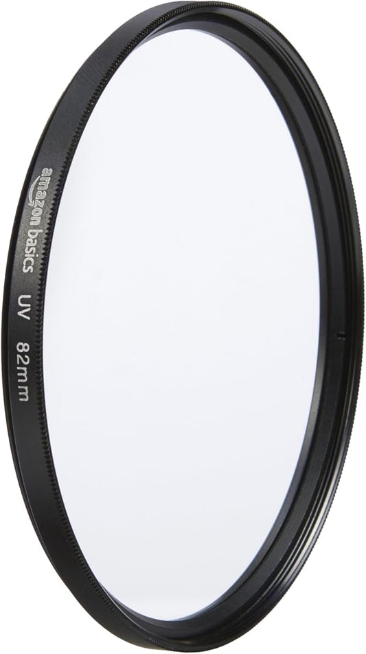 Amazon Basics UV Protection Camera Lens Filter, Scratch Resistant, Photography Filter, 82mm