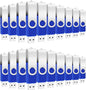 256MB Bulk Flash Drives 100 Pack EASTBULL USB 2.0 Flash Drives Pack 256MB Thumb Drives Bulk (Blue)