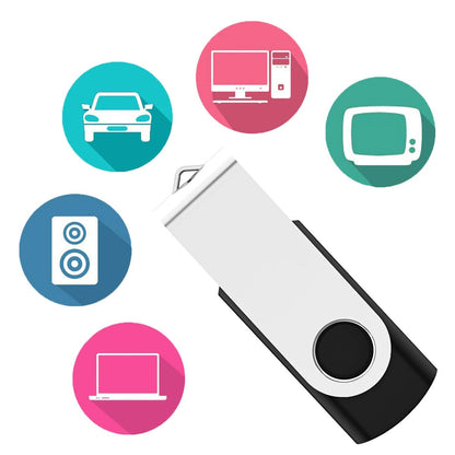 USB Flash Drive 256MB 20 Pack, Bulk USB 2.0 Thumb Drives Swivel Memory Stick Jump Drive Pen Drive,256MB 20 Pieces