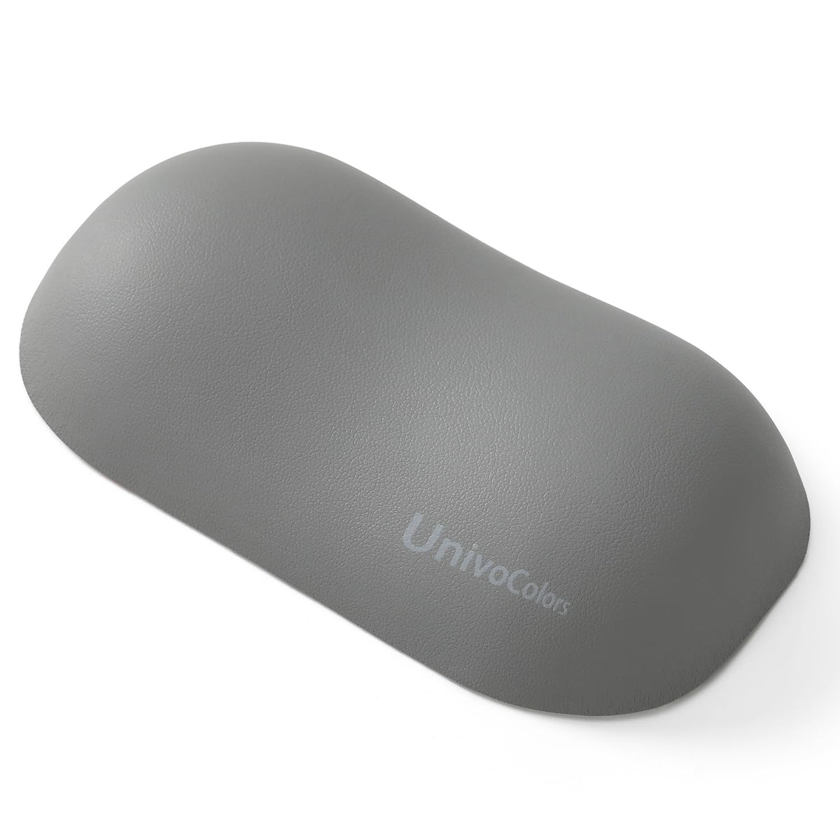 UnivoColors Design-Wave Wrist Rest, Artificial Sheepskin+Memory Foam+Ergonomic+Anti-Slip Gel, Resilience Support During Work and Gaming,Mouse Accessory,White