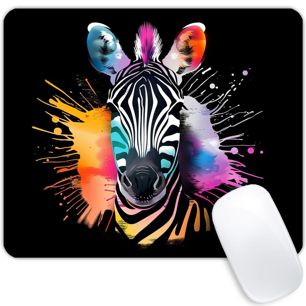 Square Mouse Pad Cartoon Black Bulldog-1,Gaming Mouse Pads for Desk,Soft Computer Waterproof Non-Slip Mouse Mat