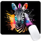 Square Mouse Pad Cartoon Black Bulldog-1,Gaming Mouse Pads for Desk,Soft Computer Waterproof Non-Slip Mouse Mat