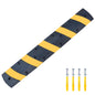 Orangestar 6Ft Rubber Speed Bump with 4 Bolts