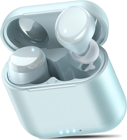 TOZO T6 Wireless Earbuds, Bluetooth 5.3 Ear Buds, Stereo Sound in Ear Headphones, 50 Hours Playtime, Wireless Charging Case, APP Customizable EQs, IPX8 Waterproof Earphones