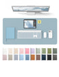 YSAGi Desk Protector&Blotter, Non-Slip Waterproof Leather Mouse Pad
