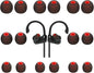 Silicone Earbud Tips Earbud Replacement Tips Eartips Fit Most in-Ear Earbuds(Inner Hole 3.8mm -5.1mm) Headphone Ear Tips Ear Bud Covers 9 Pairs S M L