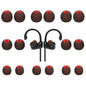 TSZYYM Replacement Earbud Tips Silicone Earbud Covers Ear Tips Fit Most in-Ear Earbuds(Inner Hole 3.8mm -5.1mm) Headphone Rubber Tips 9 Pairs S M L