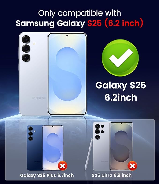 Magnetic for Samsung Galaxy S25 Case [Compatible with MagSafe][Built-in Camera Lens Protector] Slim Soft Silicone Bumper Shockproof Metallic Luster Phone Case (Gray)