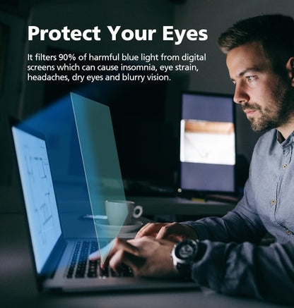 Diacube Magnetic Privacy Screen Protector for MacBook Air 15" (2023 M2), Removable | Anti-Glare | Reducing Eye Fatigue with Blue Light Blocking Filter