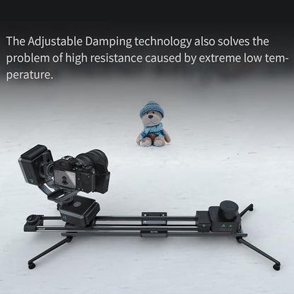 Zeapon Micro 3 E1000 Double Distance Motorized Camera Slider,42''/107cm Travel Distance,DSLR Slider with Carrying case, Motor Quick Switching, 10-26Lbs Payload and Adjustable Sliding Damping Design