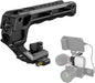 SMALLRIG Lightweight NATO Top Handle, Quick Release NATO Grip w/NATO Rail for DSLR Camera Cage, Universal Top Handle with 5 Cold Shoe Adapters - 4345 Black