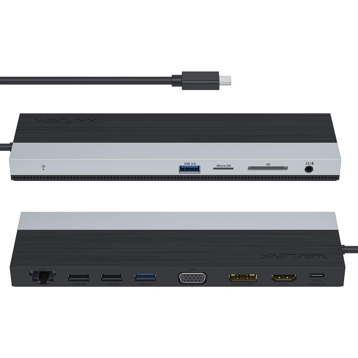 WAVLINK 12-in-1 USB C Docking Station, Triple Display Type C Hub