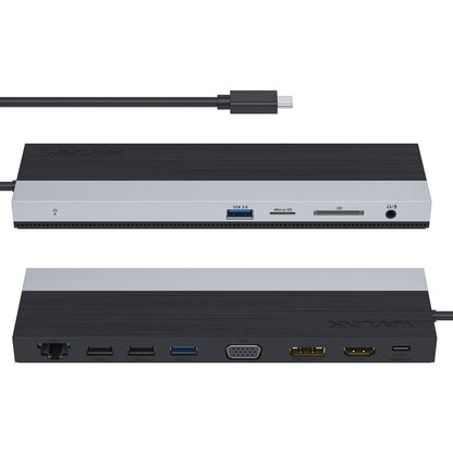WAVLINK 12-in-1 USB C Docking Station, Triple Display Type C Hub