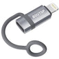 [MFi Certified] USB C to Lightning Adapter, Type C to Lightning Adapter Support 36W PD Fast Charging Compatible with iPhone iPad Gray