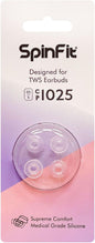 SpinFit CP1025- S/SS- Medical Grade Silicone Patented Ear Tips, Secure Fit and Supreme Comfort Fits MTW3, Galaxy Buds 2, Soundcore Space A40 & More (2 Pairs) (for Nozzle Diameter from 4-5.5mm)