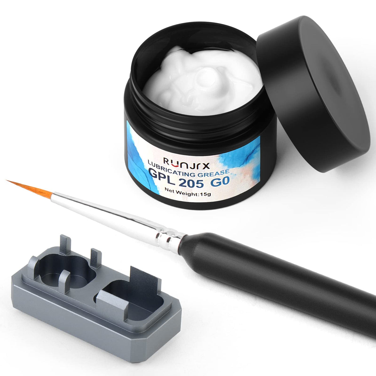 YIMAGUJRX RUNJRX Keyboard Lube Kit JRX 205G0 0.53oz/15g for Mechanical Keyboard Lube, Switch Opener for MX Kailh,Keyboard Tools with Keycap Puller