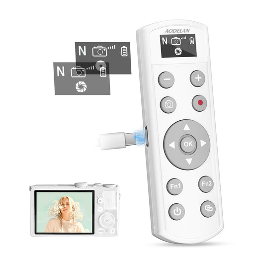 Remote Control for Fujifilm Camera, USB-C Rechargeable Wireless Shutter