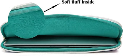 Canvaslove Laptop Sleeve Case Bag Cover with Pocket for MacBook Pro 16 and 16 inch HP Lenovo Dell ASUS Acer Notebook Computer (Pink Rose)