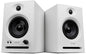 Ortizan C7 Dual-Mode 2.0 Studio Monitors, Active Monitor Speakers for Near Field Music Production, Bluetooth 5.3 Wireless Computer PC Monitor Gaming Bookshelf Speakers(Pair, White)