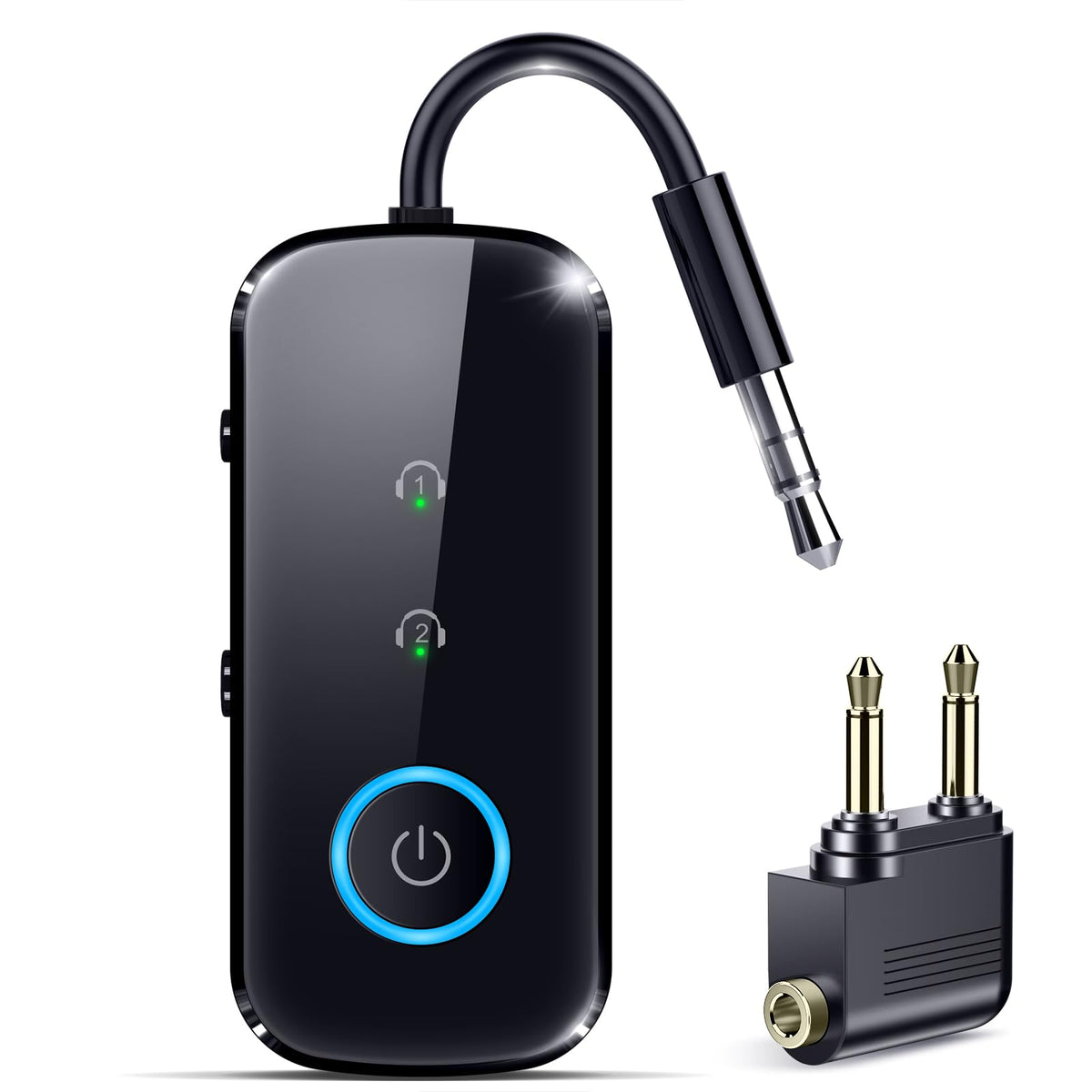 Ultra Pro Bluetooth Transmitter Receiver, Wireless Adapter for Airplane/TV