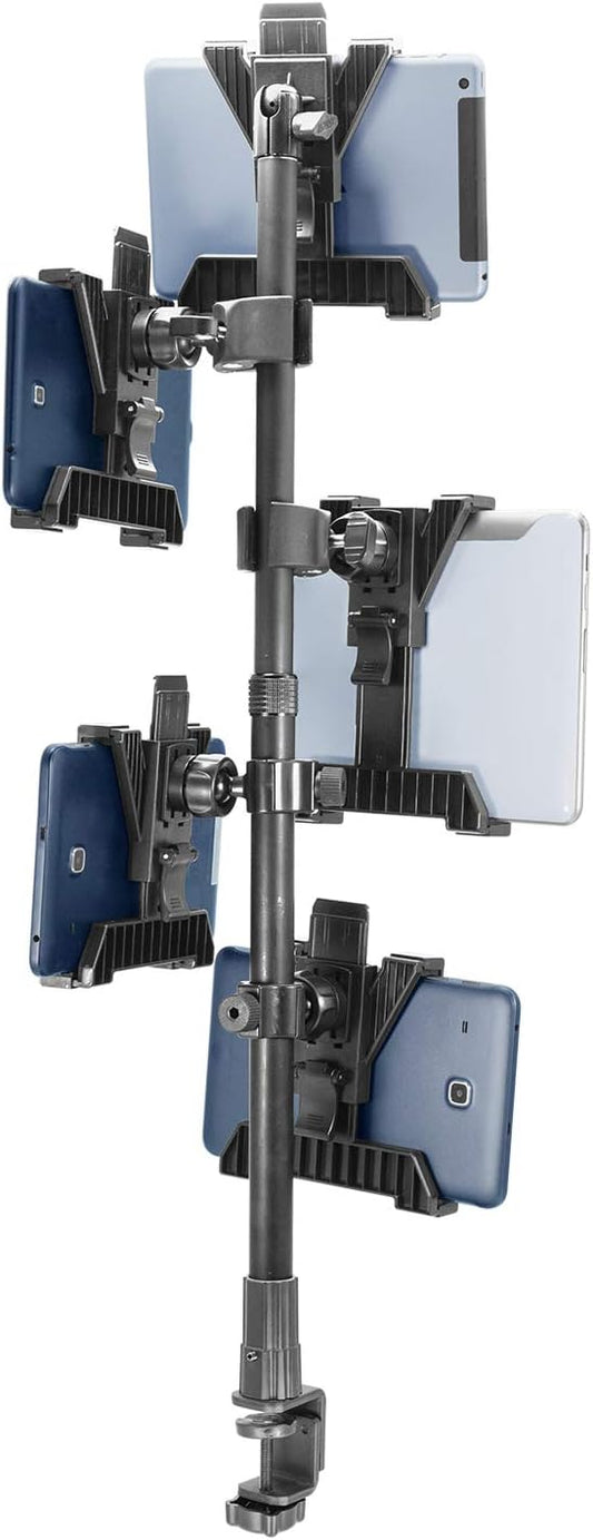 iBOLT TabDock Tower Five Tablet Clamp Mount 7-10" for POS & Delivery Apps