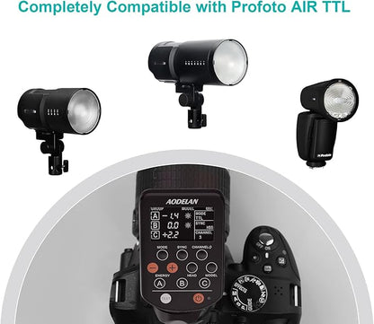 AODELAN TTL Wireless Flash Trigger for Canon Cameras, Support 1/8000s HSS Function; Replace P-rofoto Air Remote TTL-C