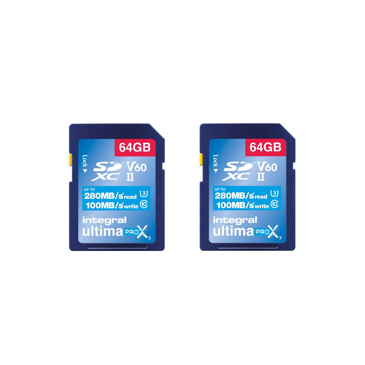 Integral 32GB UHS-II SD Card V90 Up to 300MBs Read and 270MBs Write Speed 1866X SDHC Professional High Speed Memory Card