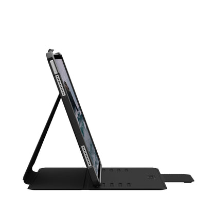 URBAN ARMOR GEAR UAG Designed for iPad Air 13" Case M4/M3 2024-2026 - Rugged Multi-Angle Viewing Folio Protective Cover Pencil Holder & Adjustable Stand, Metropolis SE Black