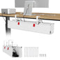 Univivi No Drill Under Desk Cable Management Tray, 48 inch Cable Management