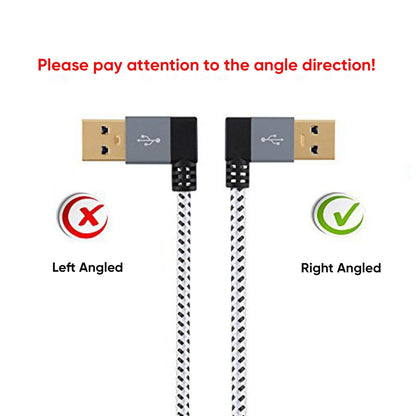 CableCreation 2-Pack Short USB 3.0 Extension Cable, 1FT USB Extender Cord