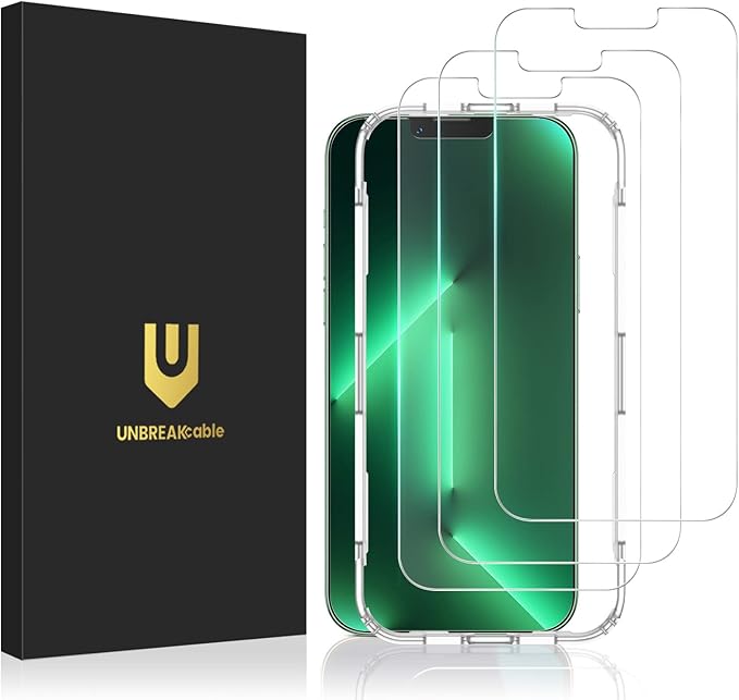 UNBREAKcable 3-Pack Screen Protector for iPhone 16e Tempered Glass