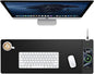TopMade Wireless Charging Mouse Pad, 31.5"x11.81" XL Large Gaming Mousepad, Waterproof Desk Pad with Ultra-Smooth Surface, Non-Slip Base, Computer Keyboard Mat for MacBook, PC, Laptop