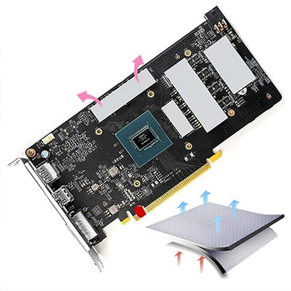 Thermal Pad 14.8 W/mK, 85x45x0.5mm, Non Conductive Heat Resistance High Temperature Resistance, Silicone Thermal Pads for Laptop Heatsink GPU CPU LED Cooler (0.5mm)