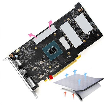 Thermal Pad 14.8 W/mK, 120x120x2.5mm, Non Conductive Heat Resistance High Temperature Resistance, Silicone Thermal Pads for Laptop Heatsink GPU CPU LED Cooler (2.5mm)