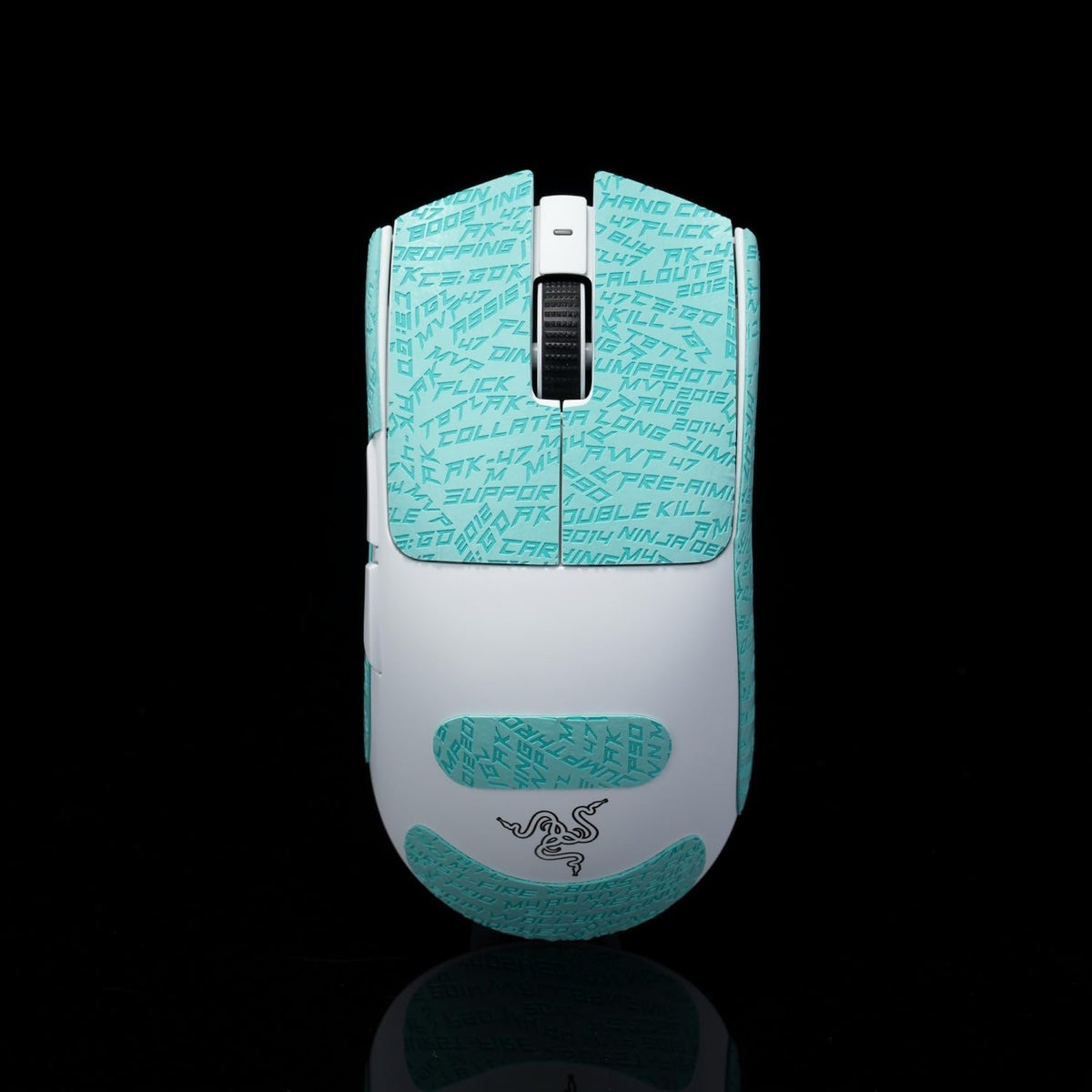 Hokeyio Grip Tape for Razer Viper V3 Pro & V4 Pro - Anti-Slip,Enhanced Control, Sweat Resistance,Improves FPS Gaming Grip & Mouse Protection [Pre-Cut] CS Pink