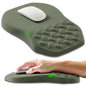 Armanza Ergonomic Slope Mouse Pad Wrist Support, Wrist Rest Mousepad for Carpal Tunnel Pain Relief with Massage Bulge and Slow Rebound Memory Foam (12x8 inch, Black Contour Lines)