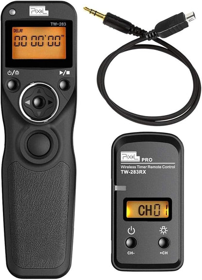 Pixel Wireless Shutter Remote Release Control TW283 for Nikon Z7 Z6 Df D90 D7500 D3300 D3100 D3200 D5000 D5500 D7200 D7000 D600 D750