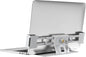 AboveTEK Laptop Locking Station, Premium Aluminum MacBook Security Lock with High-Security Copper Cylinder, Anti-Theft Computer Lock for All 11"-17" No-Slot Notebooks, Non-Slip Base for Public Spaces