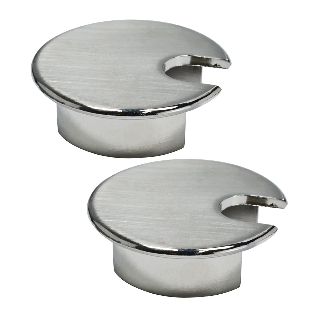 EASYEAH 2 Pcs Desk Grommet 2" / 50 mm, Zinc Alloy Desk Cord Hole Cover