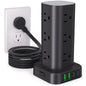 Power Strip Tower with Wireless Charger,Surge Protector with 12 Outlets